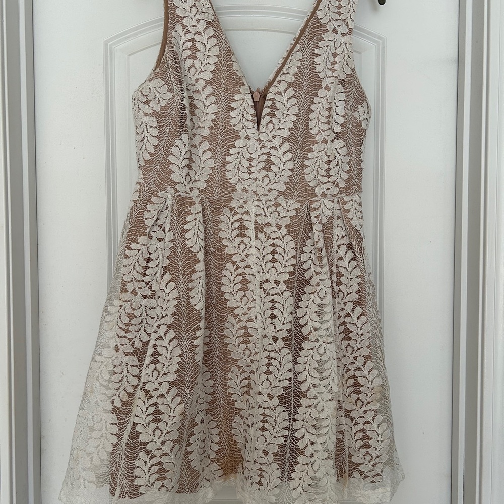 Lulus White Lace Dress